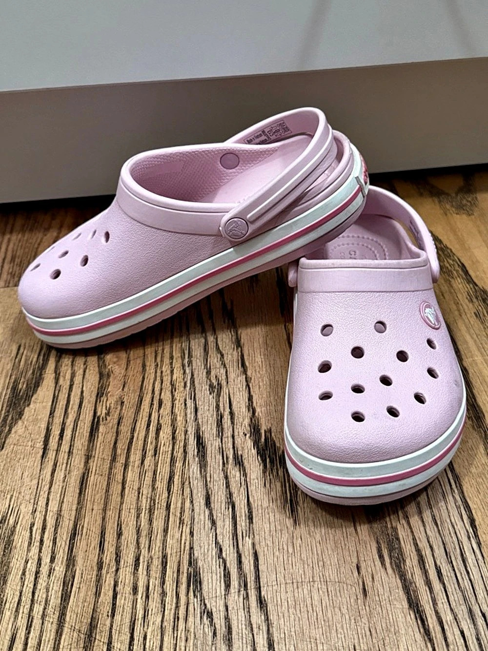 Crocs Kids' Crocband Clog Sandals Pink & Green US 13